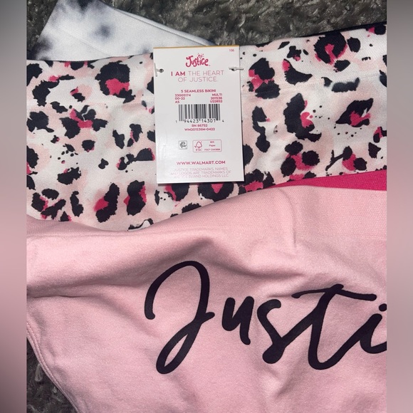 Girls Justice Bikini Underwear 5 Pack - Picture 2 of 5